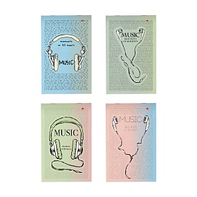 Блокнот Альт®
А5 (127 х 200 мм)
"SOUNDMANIA"  40 л.
Арт. 3-40-714
обложка в ассортименте