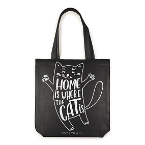 СУМКА-ШОППЕР BLACK "СЧАСТЛИВЫЙ КОТ" 34х36 см
Арт. 16-004-02/02