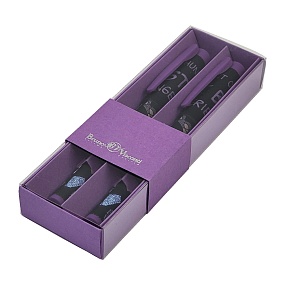 НАБОР ИЗ 2-Х РУЧЕК "FreshWrite. Дамские штучки. Ажур" ШАРИКОВАЯ 0.7 ММ, СИНЯЯ (сиреневый футляр)
Арт. 20-0214/7575