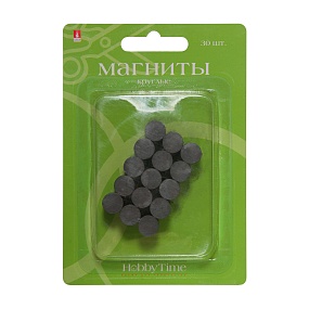 МАГНИТЫ КРУГЛЫЕ 10 x6 мм 30 ШТ.
Арт. 2-493/03