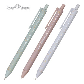 Ручка шариковая автоматическая BrunoVisconti®
"POINTCLICK. Morandi diamond" (3 цвета корпуса)
0.38 мм, в тубе
Арт. 20-0436