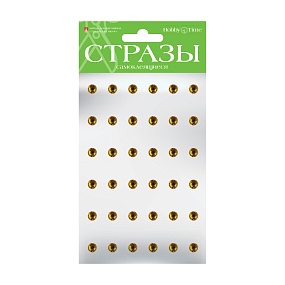 НАБОР САМОКЛЕЯЩИХСЯ СТРАЗ №40 "КЛАССИКА-4" 10 ММ, 6 ЦВ.
Арт. 2-100/4