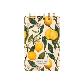БЛОКНОТ НА ГРЕБНЕ «CUTE JOURNAL» A6-, BV, 100 Л. "FLORA.LEMONS" ЛИНЕЙКА
Арт. 3-100-005/10