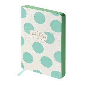 Ежедневник BrunoVisconti® недатированный
А5 (125 х 200 мм)
"MINT POLKA DOTS" 256 стр.
Арт. 3-743/03