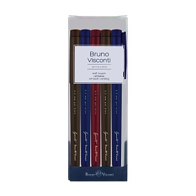 Набор из 5-ти ручек BrunoVisconti®
гелевые, 0.5 мм, ЧЕРНЫЕ
Égoïste. ORIGINAL
Арт. 20-0079-5