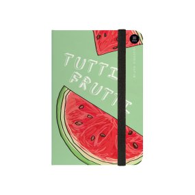 ЗАПИСНАЯ КНИЖКА "MEGAPOLIS JOURNAL" А6, 100 Л.  НА РЕЗИНКЕ "FRESH & FRUITY.АРБУЗ", КЛЕТКА
Арт. 3-478/12