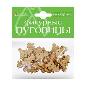 ФИГУРНЫЕ ПУГОВИЦЫ.  "ЗВЕРУШКИ" 4 ВИДА
Арт. 2-533