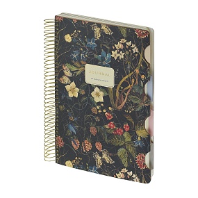 ЗАПИСНАЯ КНИЖКА "ART JOURNAL" B5,120 Л. НА СПИРАЛИ, С РАЗДЕЛИТЕЛЯМИ "FLORA.ЛЕСНЫЕ ЯГОДЫ"
Арт. 3-819/08