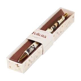 Ручка шариковая автоматическая BrunoVisconti®
"FELICITA" цвет корпуса multicolor
0.7 мм, в футляре "Love Me"
Арт. 20-0263/27