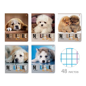 Тетрадь общая Альт®
А5 (165 х 203 мм)
"СЛАДКИЕ ЩЕНЯТА" 48 л., клетка
Арт. 7-48-607
обложка в ассортименте