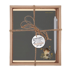 НАБОР ПОДАРОЧНЫЙ "LOVE ME.MORANDI.Котики.Счастье" (ДВЕ ТЕТРАДИ И РУЧКА)
Арт. 7-48-1368-2/3