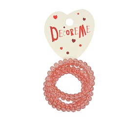 РЕЗИНКА ДЛЯ ВОЛОС СПИРАЛЬНАЯ ПРОЗРАЧНАЯ 3 ШТ 
Арт. 2-712/215