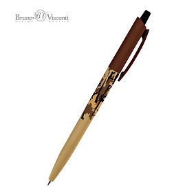 Ручка шариковая автоматическая BrunoVisconti®
0.5 мм, синий
HappyClick «MILITARY ПАТТЕРН. ОРУЖИЕ»
Арт. 20-0241/37