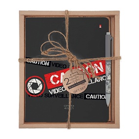 НАБОР ПОДАРОЧНЫЙ "KEEP AWAY" CAUTION (ДВЕ ТЕТРАДИ И РУЧКА)
Арт. 7-48-1274-2/3