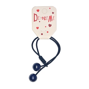 РЕЗИНКА ДЛЯ ВОЛОС "ПАРА ШАРИКОВ" 1 ШТ, 4 ЦВЕТА 
Арт. 2-712/143