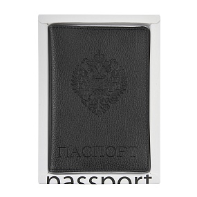 Обложка для паспорта BrunoVisconti®
"ГЕРБ РОССИИ" черный
Арт. 3-619/03