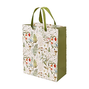 Пакет бумажный упаковочный подарочный BrunoVisconti®
 (260 х 324 х 130 мм)
"FLORA.ЛУГОВЫЕ ТРАВЫ"
Арт. 2-852/06