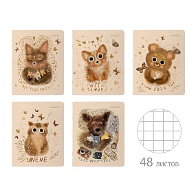 Тетрадь общая BrunoVisconti®
А5 (165 х 203 мм)
"LOVE ME.FRIENDS" 48 л., клетка
Арт. 7-48-1394
обложка в ассортименте