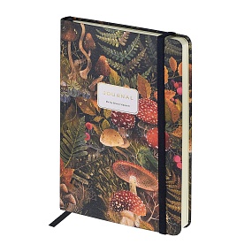 ЗАПИСНАЯ КНИЖКА "MEGAPOLIS JOURNAL" А5, 100 Л.  НА РЕЗИНКЕ, "FLORA.FOREST FAIRY TALE",линейка
Арт. 3-479/05
