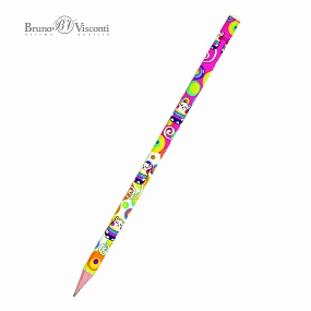 Карандаш BrunoVisconti®
чернографитовый, НВ
HappyGraphix "МУЛЬТИКИ. КОТ"
Арт. 21-0030/20