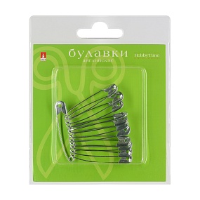 БУЛАВКИ АНГЛИЙСКИЕ. МЕТАЛЛИЧЕСКИЕ. РАЗМЕР 3, 12 ШТ, СЕРЕБРО
Арт. 2-681/05