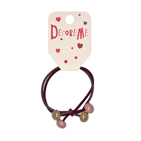 РЕЗИНКА ДЛЯ ВОЛОС 1 ШТ, 5 ЦВЕТОВ 
Арт. 2-712/181