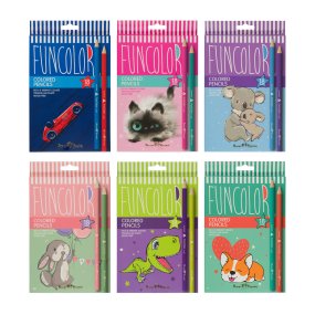 Карандаши BrunoVisconti®
цветные, 18 цветов 
FunColor
(пластиковый корпус)
Арт. 30-0061
упаковка в ассортименте