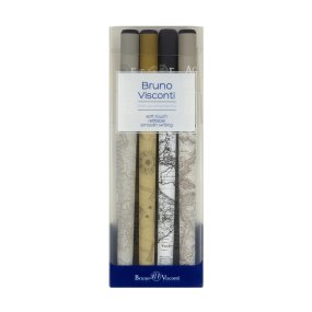 Набор BrunoVisconti®
из 4-х шариковых ручек
0.7 мм, синий, "PrimeWrite.ЭПОХА ОТКРЫТИЙ»
Арт. 20-0293-4/1