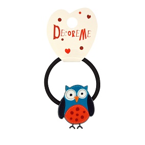 РЕЗИНКА ДЛЯ ВОЛОС "СОВУШКИ" 1 ШТ, 2 ЦВЕТА 
Арт. 2-713/28