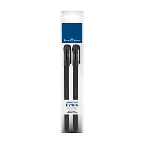 Набор BrunoVisconti®
из 2-х шариковых ручек
0.5 мм, синий, FirstWrite Black
Арт. 20-0235-2