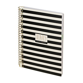 Ежедневник BrunoVisconti® недатированный
А5 (160 х 210 мм)
"BLACK&WHITE. ПОЛОСКИ" мультиколор 272 стр.
Арт. 3-701/07