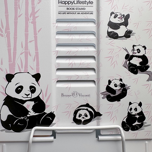 ПОДСТАВКА ПОД КНИГИ, МЕТАЛЛИЧЕСКАЯ, "ПАНДЫ" с  регулируемым наклоном (металл.)
Арт. 24-0013: фото #3