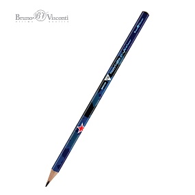 Карандаш BrunoVisconti®
чернографитовый, НВ
HappyGraphix "МИЛИТАРИ СИНИЙ"
Арт. 21-0030/27
