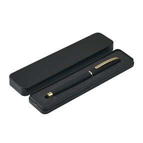 Ручка роллер BrunoVisconti®
"SIENNA" цвет корпуса черный
0.7 мм, синий, в металическом черном  футляре
Арт. 20-0426/01