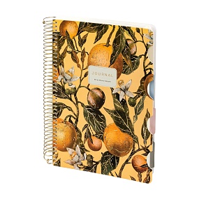 ЗАПИСНАЯ КНИЖКА "ART JOURNAL" B5,120 Л. НА СПИРАЛИ, С РАЗДЕЛИТЕЛЯМИ "ФЛОРА.РАЙСКИЕ АПЕЛЬСИНЫ"
Арт. 3-819/10