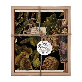 Набор подарочный "FLORA.BLACK NIGHT.Орехи" (две тетради и ручка в тубе)
Арт. 7-48-1392-3/5