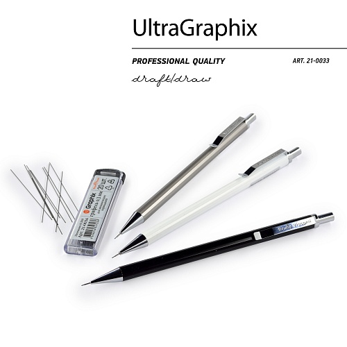 Карандаш BrunoVisconti®
механический, 0.3 мм, НВ, с ластиком
UltraGraphix
Арт. 21-0033: фото #17