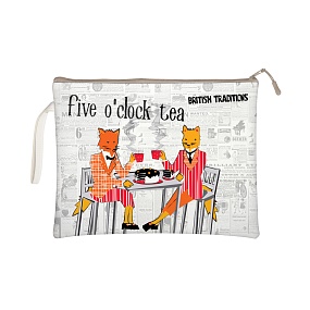 Папка на молнии BrunoVisconti
А4 (34 х 26 см)
"FIVE O'CLOCK"
Арт. 14-001/13