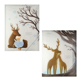 Папка-файл на резинке BrunoVisconti®
А4 (24 х 32 см)
"FOREST DREAM"
Арт. 14-033/04
обложка в ассортименте