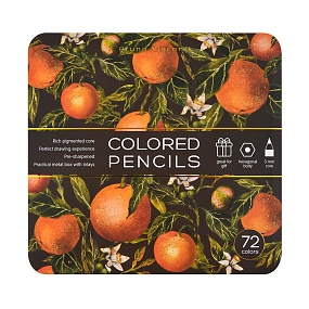 Карандаши цветные BrunoVisconti®
72  цветов, грифель 3 мм
Flora "FLORA.PARADISE.ORANGES"
Арт. 30-0158/05