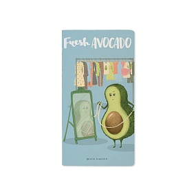 Тетрадь общая BrunoVisconti®
А6 (86 х 160 мм)
"АВОКАДО. МОДНИЦА" 30 л., в точку
Арт. 7-30-003/03