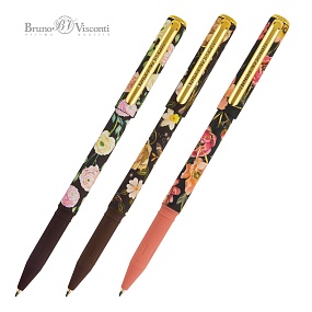 РУЧКА "FLORA. BLACK NIGHT" ШАРИКОВАЯ 0.7 ММ, МАСЛО, СИНЯЯ
Арт. 20-0293/21