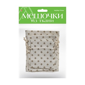 ПОДАРОЧНЫЕ МЕШОЧКИ ИЗ ТКАНИ, 3 ШТ, 3 Р-РА, ВИД 4
Арт. 2-240/04