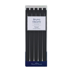 НАБОР ИЗ 5-ТИ РУЧЕК "SoftClick.Black" ШАРИКОВАЯ АВТОМАТИЧЕСКАЯ 0.7 ММ, СИНЯЯ
Арт. 20-0102-5