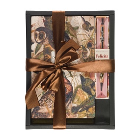 НАБОР ПОДАРОЧНЫЙ А5 "Fauna.Птицы" И МЕТАЛЛ. РУЧКА
Арт. 3-743/06-5