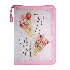 Папка на молнии BrunoVisconti®
А4 (23,5 х 33 х 3,3 см)
"МОРОЖЕНОЕ. САХАРНЫЙ РОЖОК"
Арт. 14-032/05