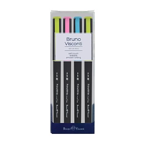 НАБОР ИЗ 4-Х РУЧЕК "PrimeWrite. Basic. Nero" С ЧЕРНИЛАМИ НА МАСЛЯНОЙ ОСНОВЕ, 1.0 ММ, СИНЯЯ
Арт. 20-0295/01-4