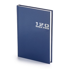 Книга учета
А4 (200 х 290 мм)
"БУМВИНИЛ" синий 120 л. линейка
Арт : 7-120-335/1