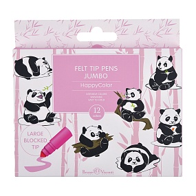 Фломастеры BrunoVisconti®
12 цветов HAPPYCOLOR
картонная коробка
Арт. 32-0070