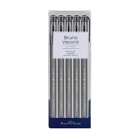 Набор из 5-ти ручек BrunoVisconti®
шариковые, 0.5 мм, синие
SlimWrite. ICE
Арт. 20-0207-5